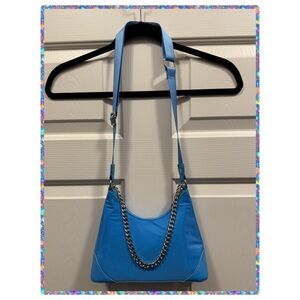 Wild Fable 🫐 Ice Blue Silver Chain Crossbody Shoulder Purse